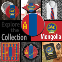 Mongolia, Mongolian Flag / Ulaanbaatar