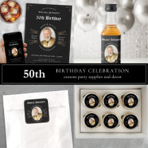 Aged to Perfection 50th Birthday Party Theme