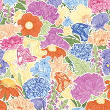 Floral Pattern Plates