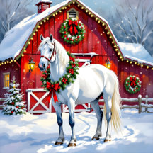 Pretty Christmas Horses