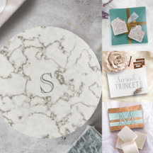 Tray Chic Personalized Trinket Trays