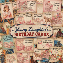 Young Daughter's Birthday Cards