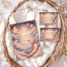 Celestial Astronaut Neutral Baby Shower