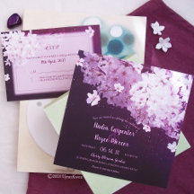 Blushing Cherry Blossoms Wedding Collection