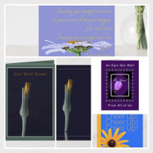 Get Well Greeting Cards and Postcards