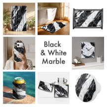 Luxury Black And White Marble Texture