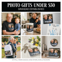 Grandad Established - Photo Gifts Under $50