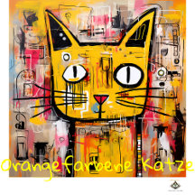 Artistic Orange Cat
