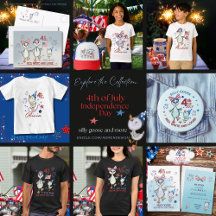 Red, White & blue Patriotic 4th of July 