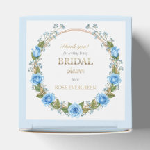 Bridal Shower Suite Something Blue Rose Wreath
