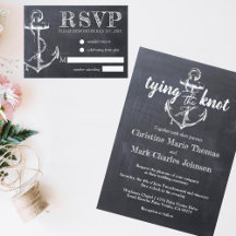 Chalkboard Anchor Wedding Collection