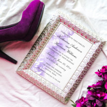 Lavender and White Leaves Wedding Collection