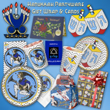 Hanukkah -- Gift Wrap, Accessories & Partyware