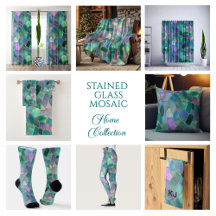 Patel colors stained glass mosaic pattern 