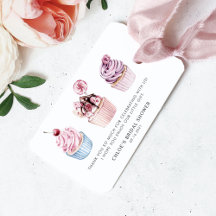 Vintage Watercolor Cupcakes Collection