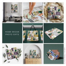 Modern simple elegant multi photo family