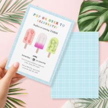 Popsicle Ice Cream Birthday Set