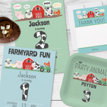 Farm Animal Kids Birthdays