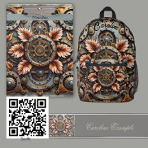 Elegant steampunk background