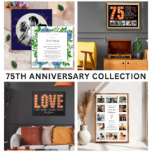 75TH WEDDING ANNIVERSARY Stationery & Supplies