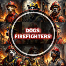 Dogs: FIREFIGHTERS! (Decoupage)