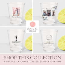 Wedding Shot Glasses Custom