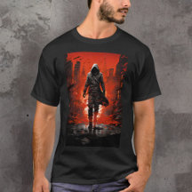 Crimson Nomad Men's Long Sleeve Black T-Shirt