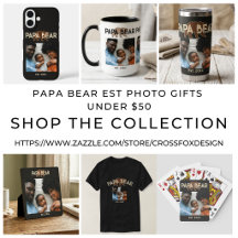 Papa Bear Established Photo Dad Gifts Under $50