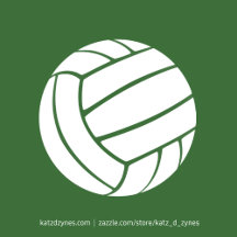 green and white volleyball team colors