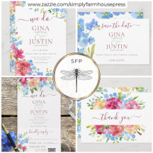 Carnations & Forget Me Nots Wedding