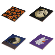 Ceramic Tiles With Halloween Themed Designs 