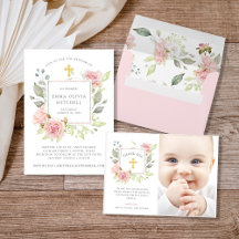 Bountiful Roses   Pink Floral Baptism