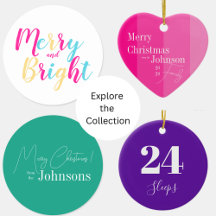 Merry and Bright Christmas home decor & gift wrap