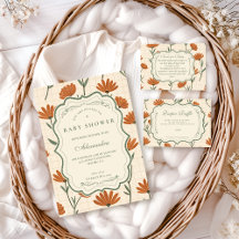 Warm Wildflower Baby Shower