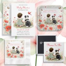 Baby Girl and her Puppy Baby Shower