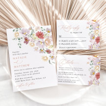 Colorful Flowers Wedding Collection