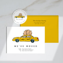 new house   nyc taxi moving announcement