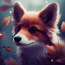 Carte Postale Chien Fox