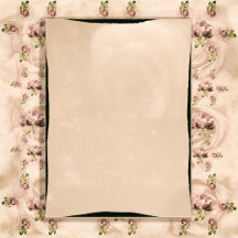 Vintage Rose Wedding Invitation Set