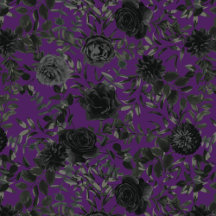 Purple & Black Rose Gothic Wedding