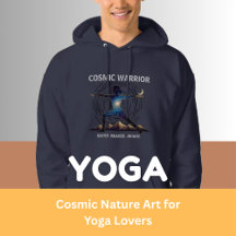 Cosmic Nature Art for Yoga Lovers
