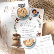 Love Is Brewing Bridal Shower Coffee Theme