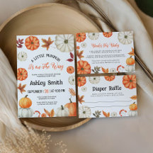 Little Pumpkin Fall Boho Baby Shower