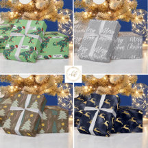 Popular Christmas Holiday Gift Wrapping Paper