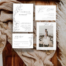 Modern Minimalist Wedding