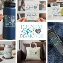 Denim and Diamond Western Bachelorette Theme