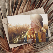 Elegant Type Full Photo Select Graduation 