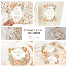 Sweet Little Peach Girl Baby Shower