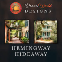  Hemingway Hideaways: Digital Paintings of Beach H