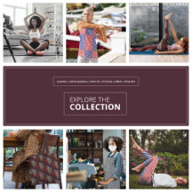 Diagonal Zigzag Motif Stripes